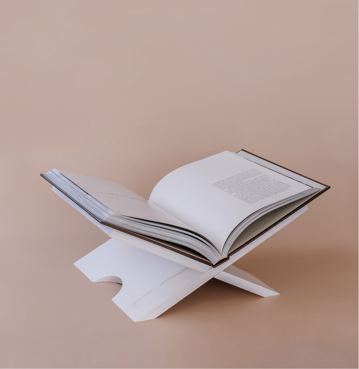 Acacia Whitewashed Book Holder