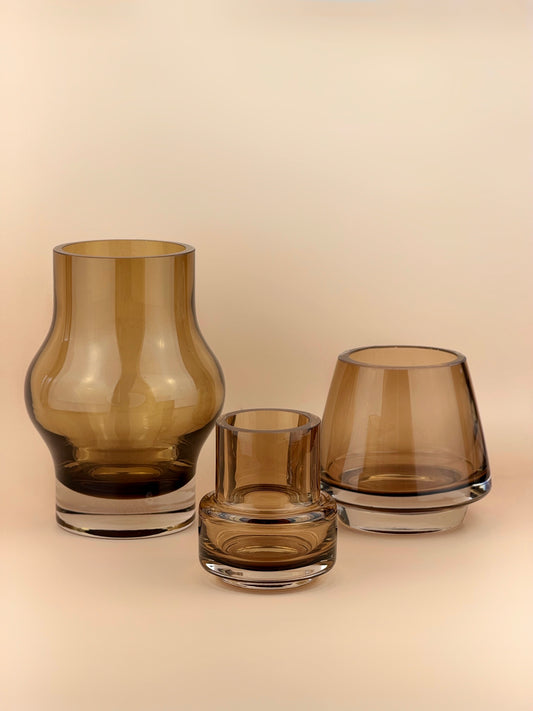 The Amber Vase Set
