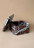 Rosso Levanto Marble Box