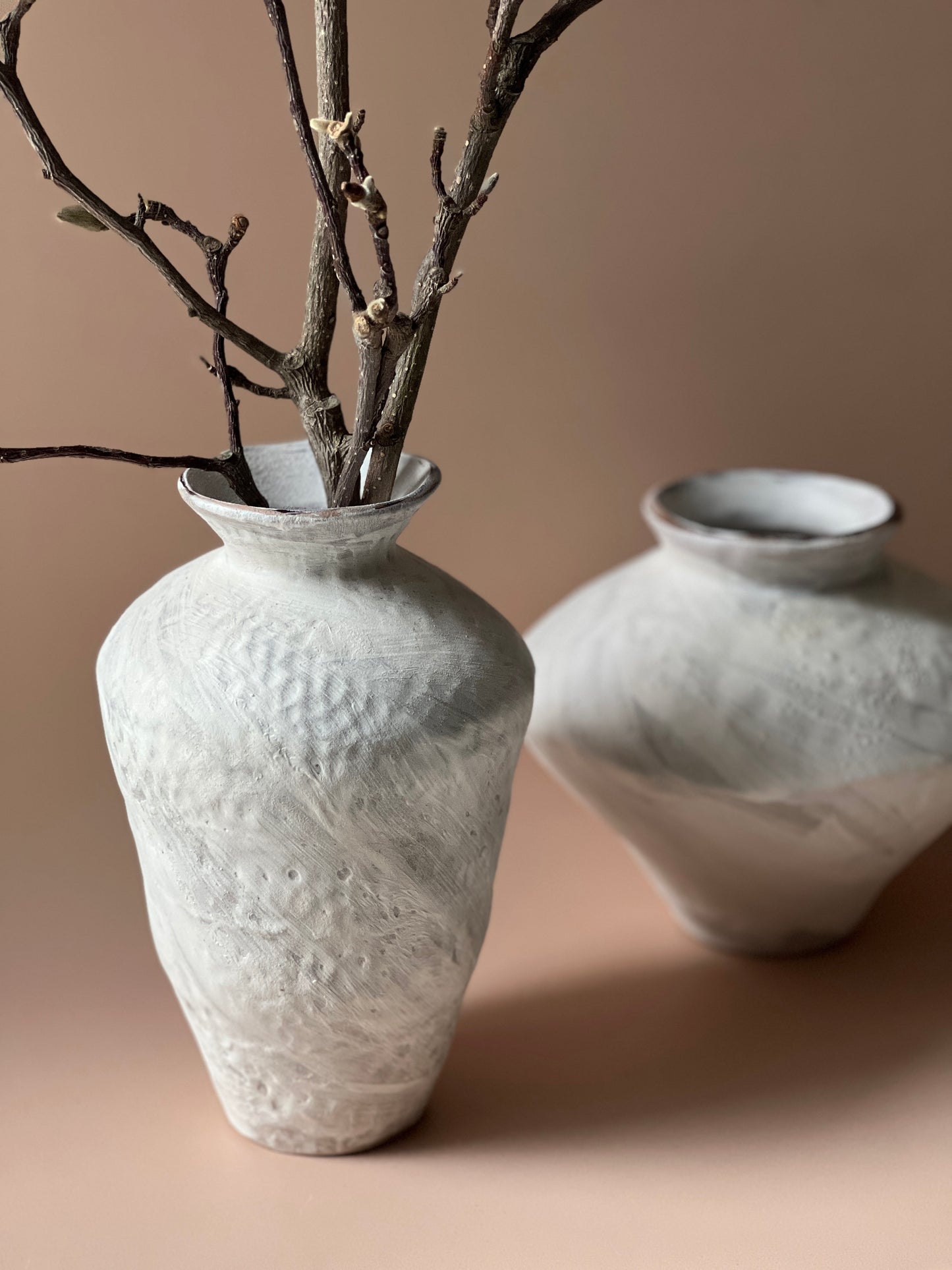 Wabi Sabi Vase Set - White