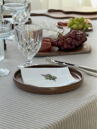 Stripe Tablecloth – Stone Blue
