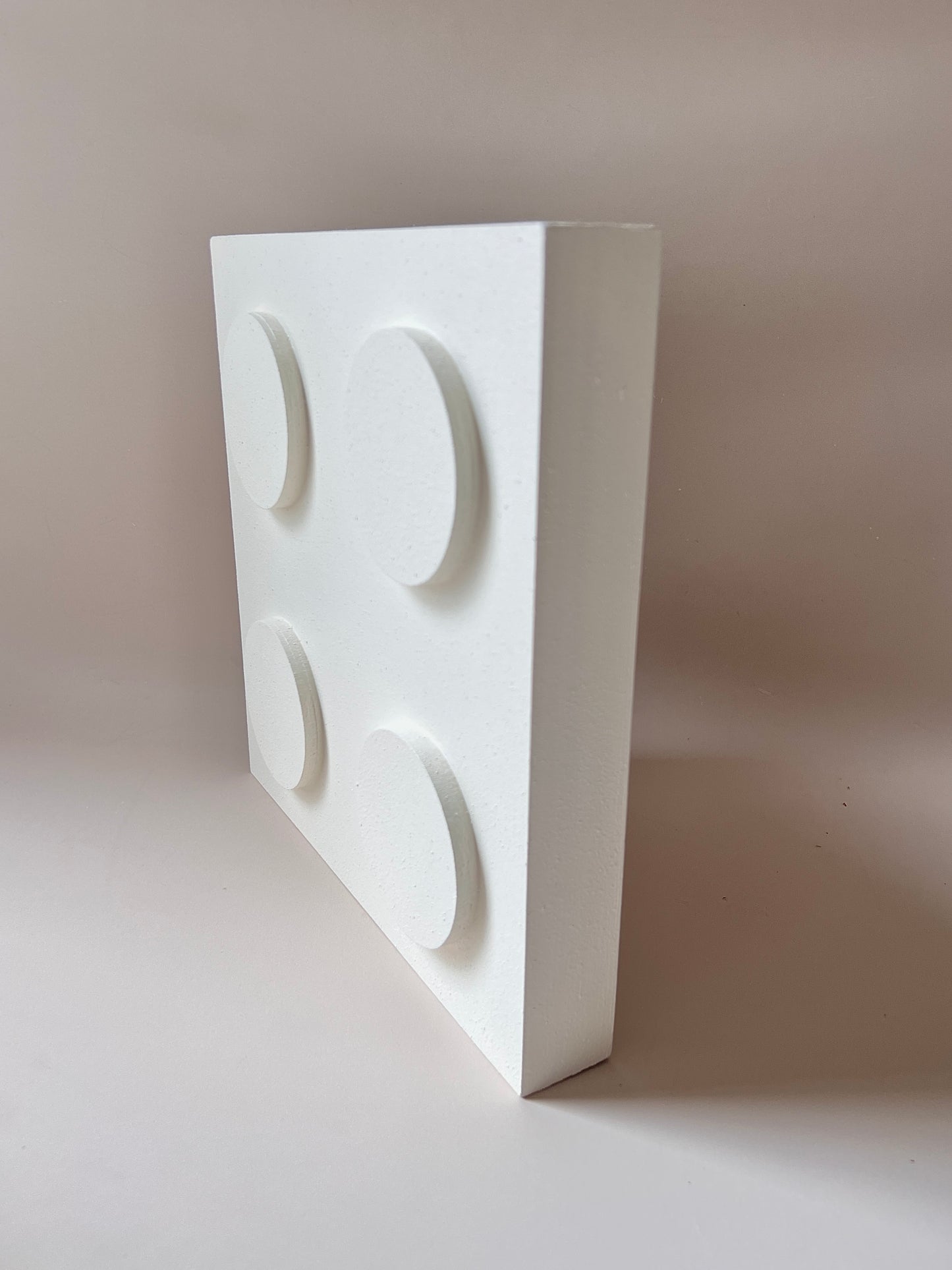 Lego - Antique White - Wooden Wall Art