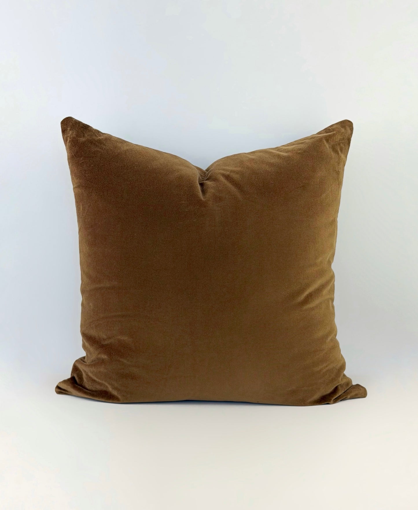 Velvet Cushion Cover in Ochre
