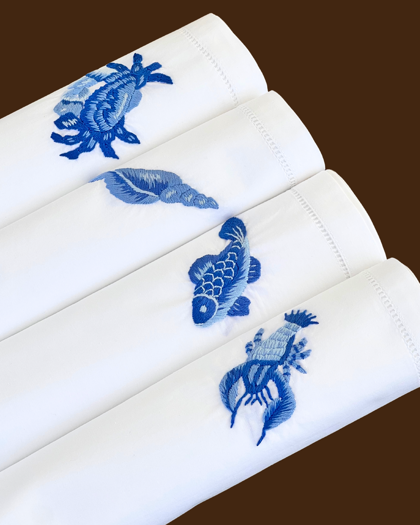 Marina Embroidered Napkin Set