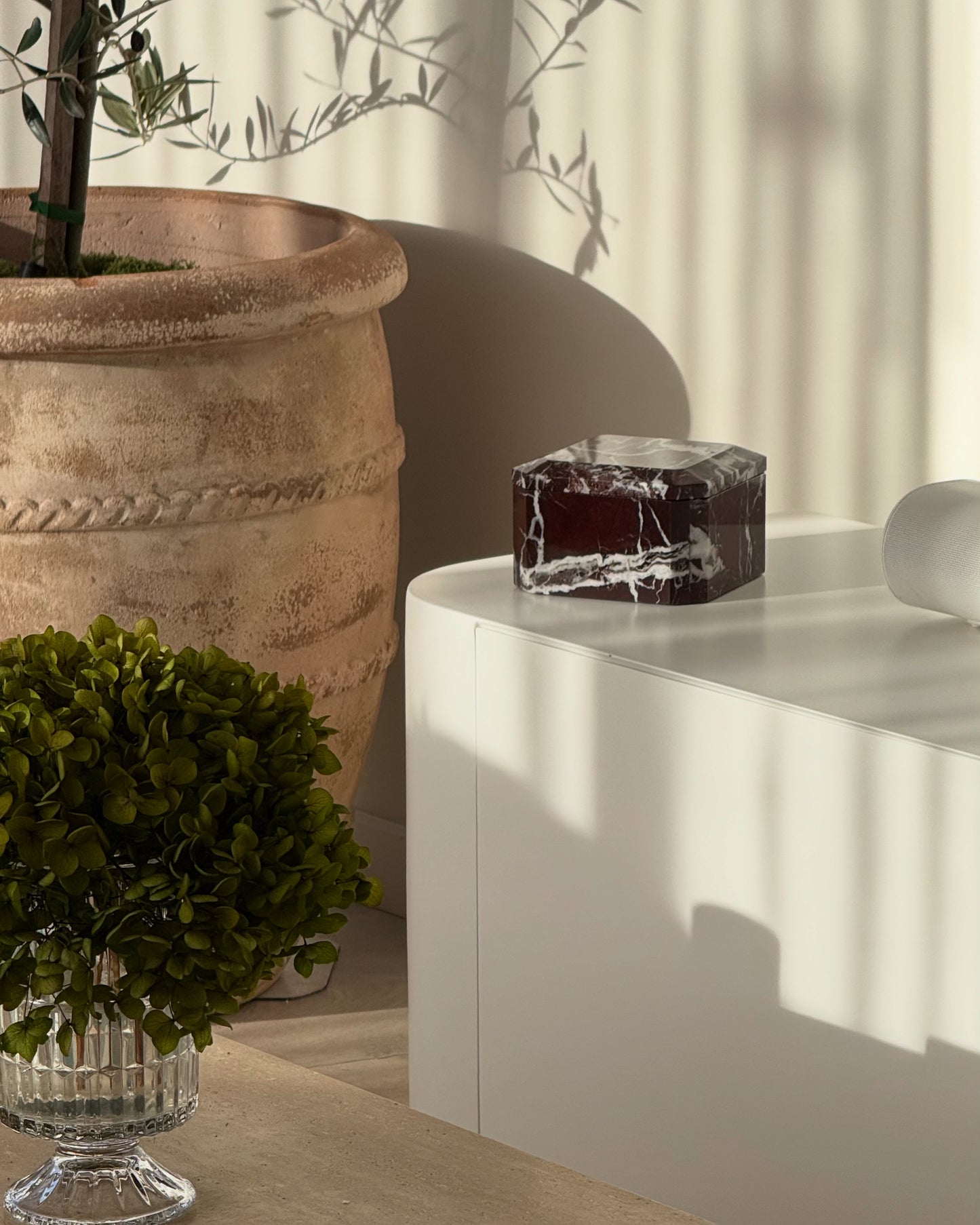 Rosso Levanto Marble Box