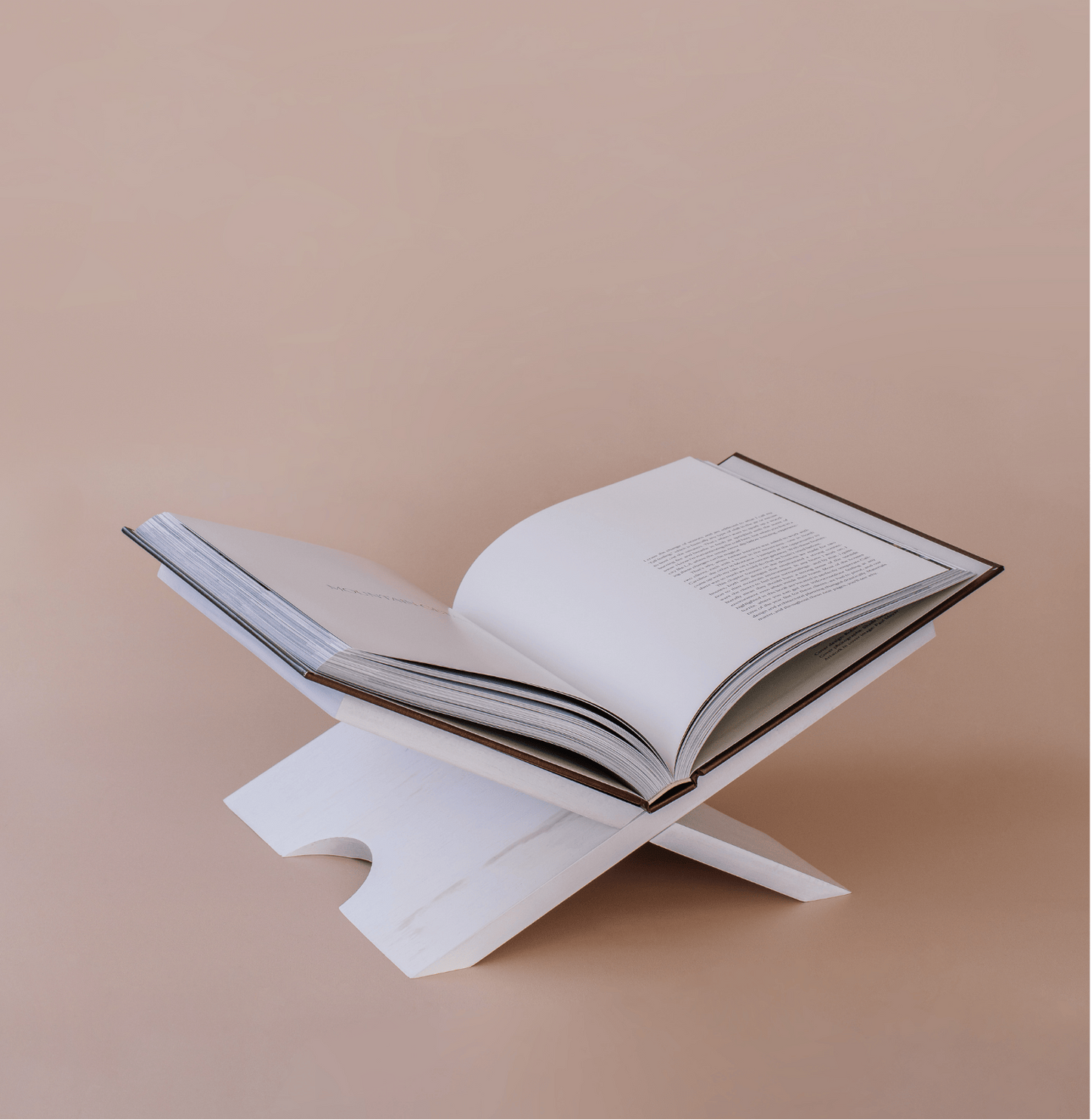 Acacia Whitewashed Book Holder