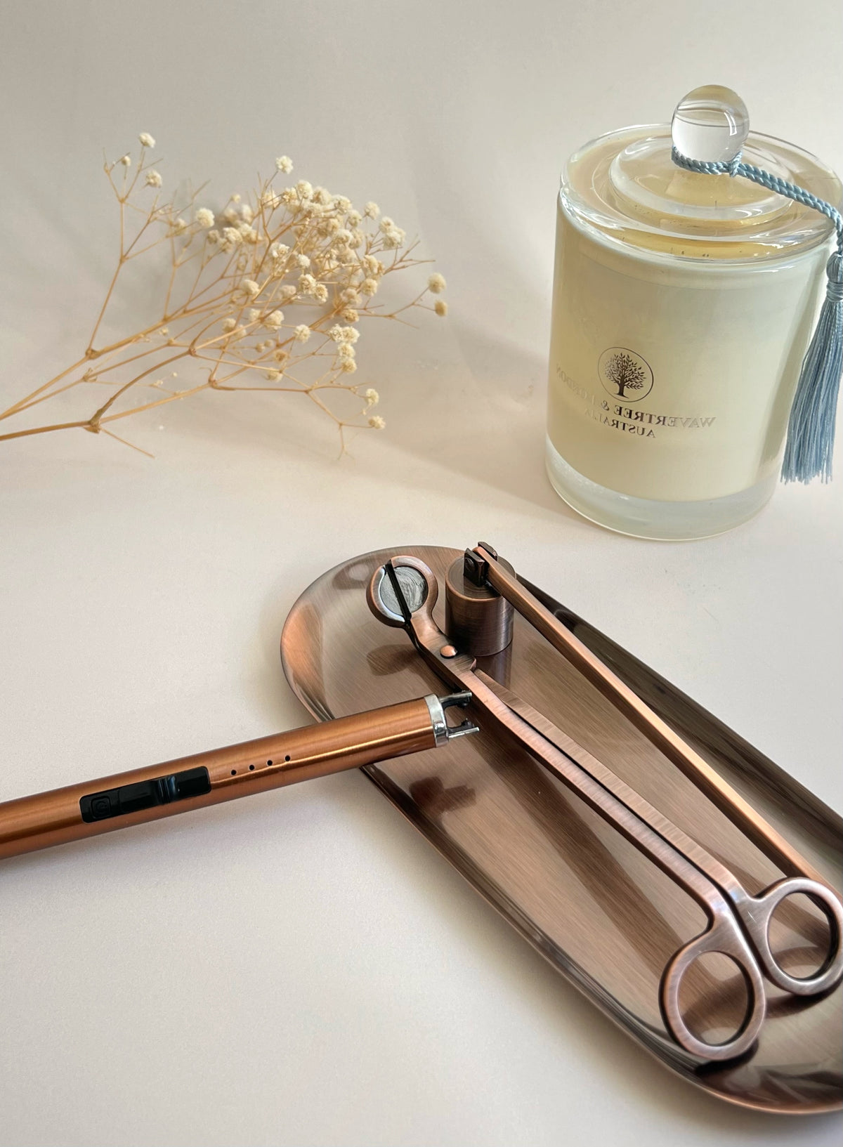 Candle Care Kit + USB Lighter