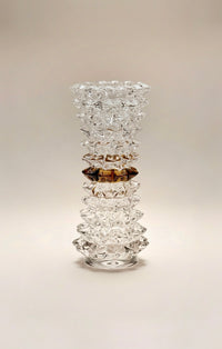 Rostrato Amber Vase