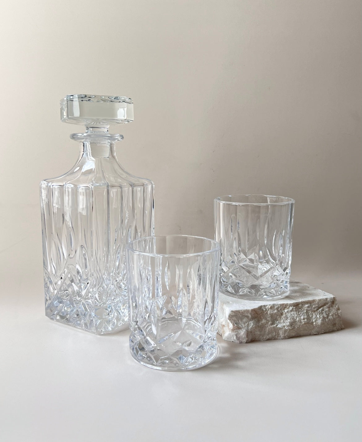 Whiskey Decanter and Glasses Set