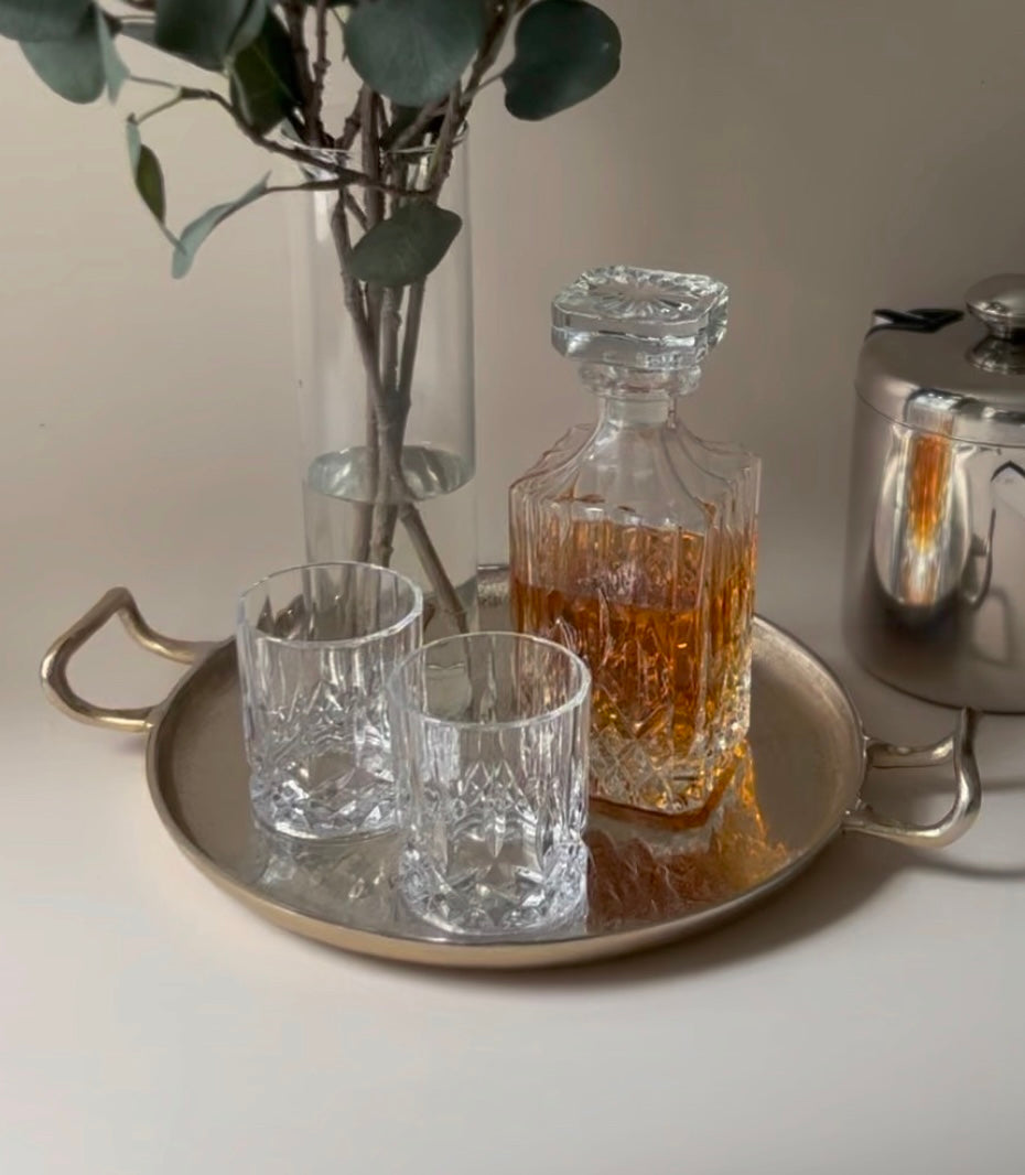 Whiskey Decanter and Glasses Set