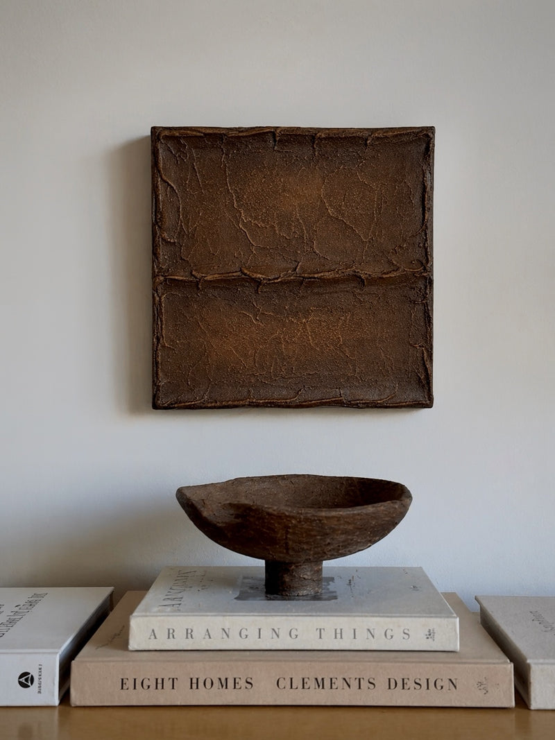 Wabi Sabi Wall Art in Brown