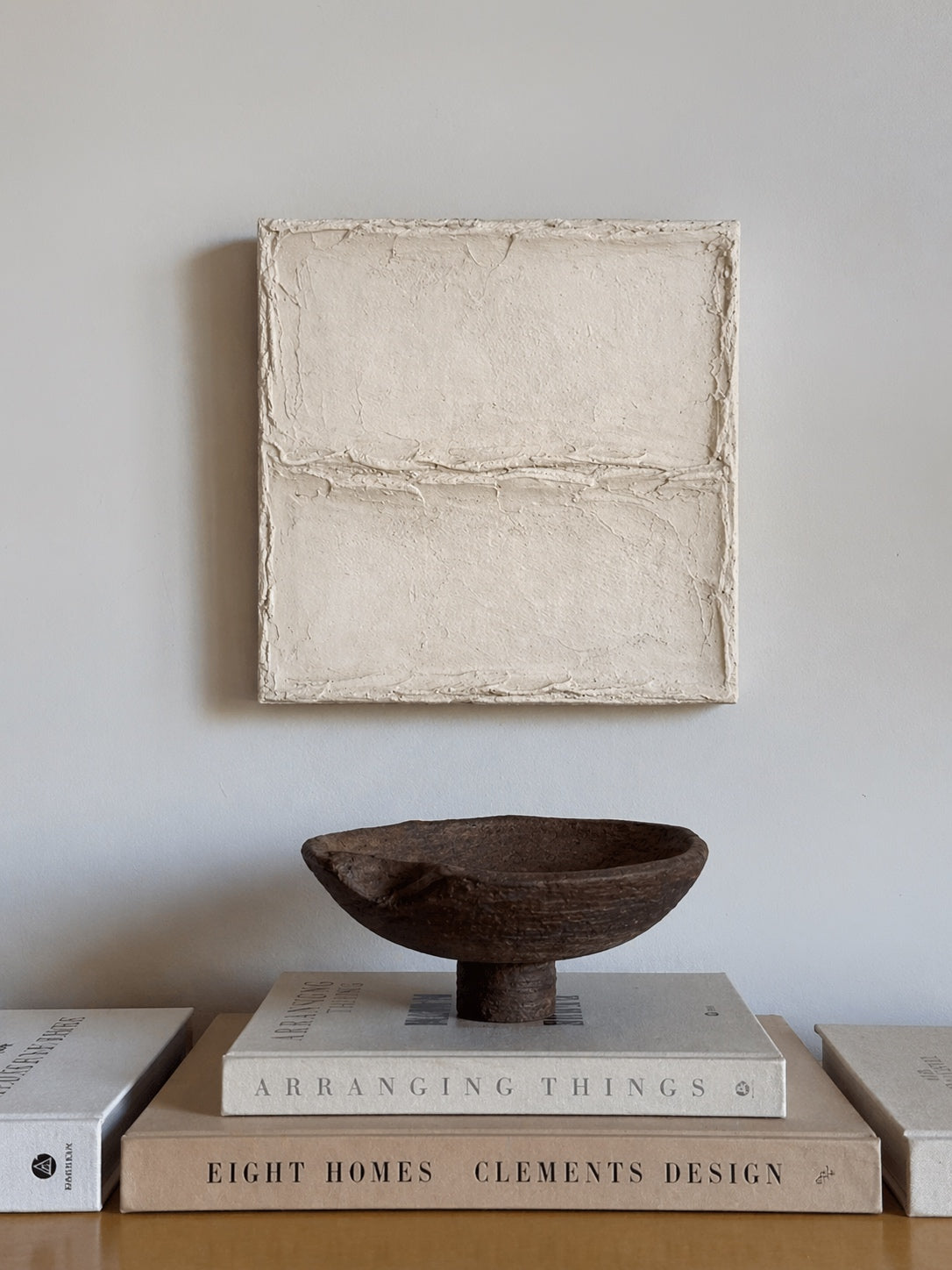 Wabi Sabi Wall Art in Antique White