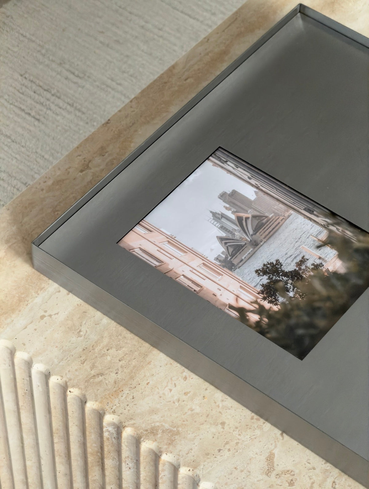 Brushed Stainless Steel Picture Frame