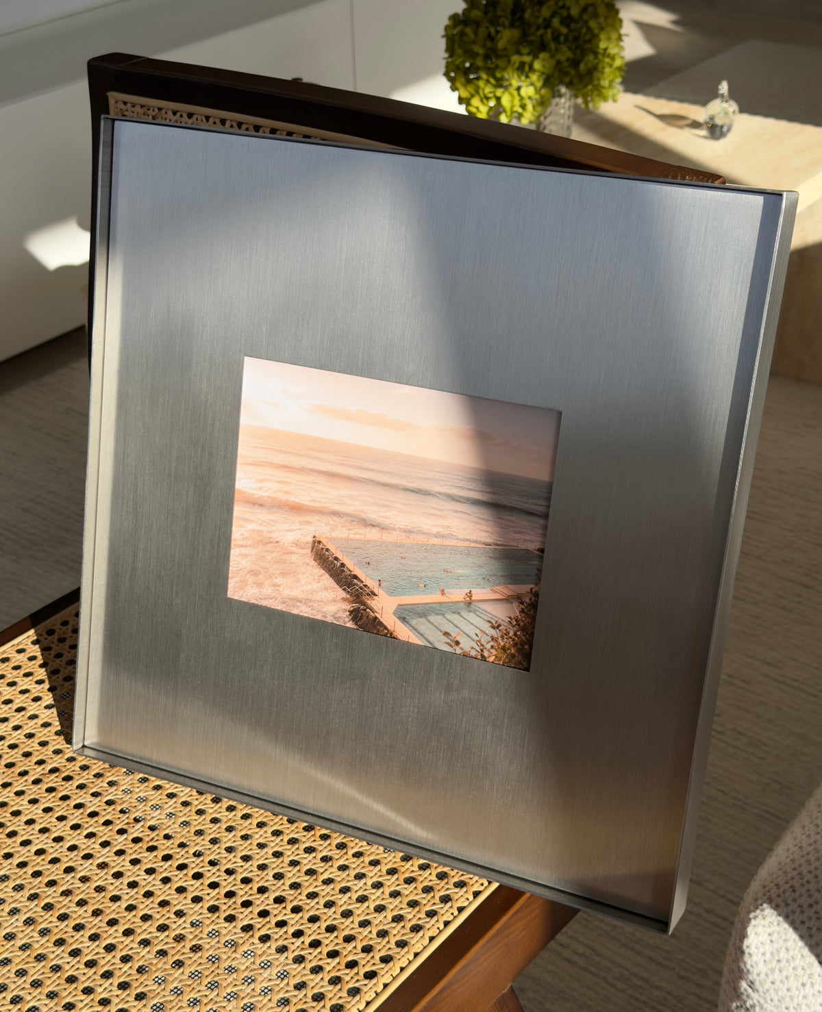 Brushed Stainless Steel Picture Frame