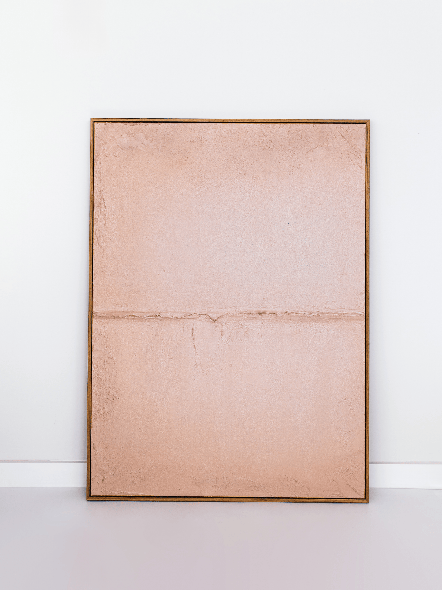 Textured Wall Art in Nude Blush