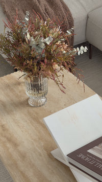 Acacia Whitewashed Book Holder