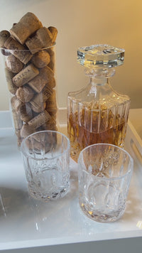 Whiskey Decanter and Glasses Set