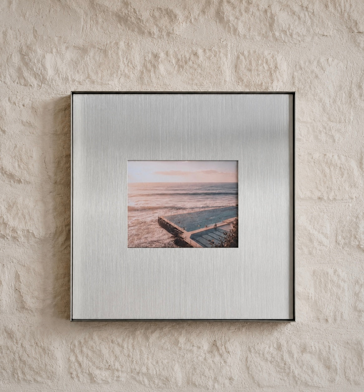 Brushed Stainless Steel Picture Frame