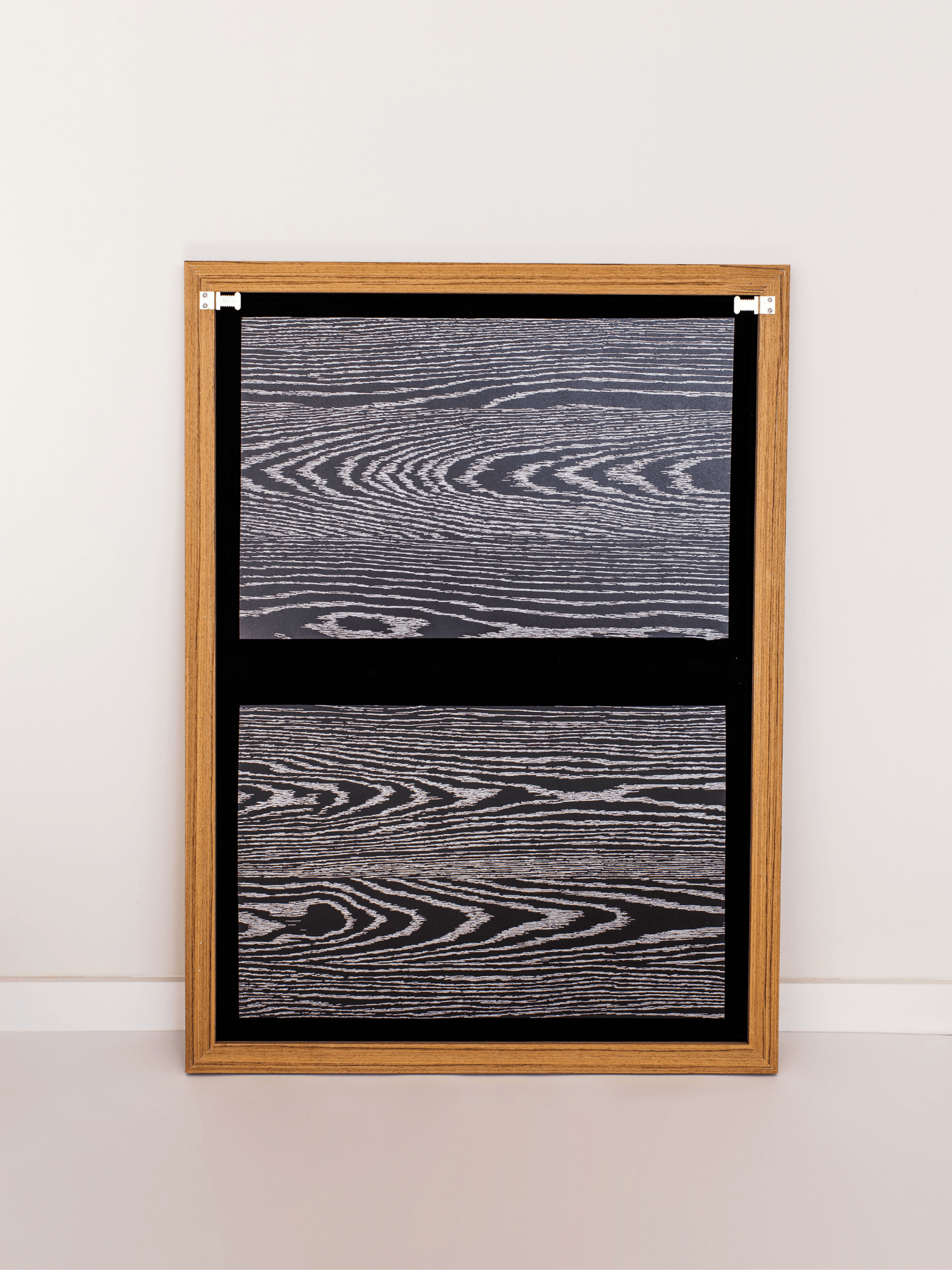 Textured Wall Art in Yellow Ochre